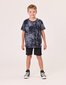 Rad Tribe Tee In Black Tie Dye