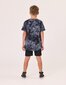 Rad Tribe Tee In Black Tie Dye