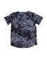 Rad Tribe Tee In Black Tie Dye