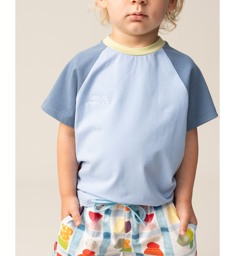 Das Ist Maurice Raglan T-Shirt - Skyblue