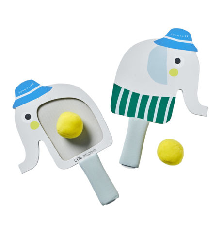 Sunnylife Kids Velcro Beach Bats Eli the Elephant