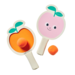 Sunnylife Kids Velcro Beach Bats Poppy the Peach