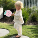 Sunnylife Kids Velcro Beach Bats Poppy the Peach
