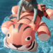 Sunnylife Kids Ride-On Float Tino the Tiger