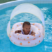 Sunnylife Interactive Baby Float Poppy the Peach - Pink Stripe