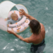 Sunnylife Interactive Baby Float Poppy the Peach - Pink Stripe