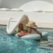 Sunnylife Float Together Baby Seat Sammy the Seagull - Green