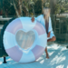 Sunnylife Luxe Tube Pool Ring Stole My Heart - Pink Stripe