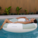 Sunnylife Luxe Tube Pool Ring - Soft Olive