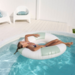 Sunnylife Luxe Tube Pool Ring - Soft Olive