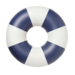 Sunnylife Tube Pool Ring - Navy Stripe
