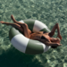 Sunnylife Tube Pool Ring - Olive