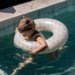 Sunnylife Mini Tube Pool Ring Into the Garden - Ditsy Floral