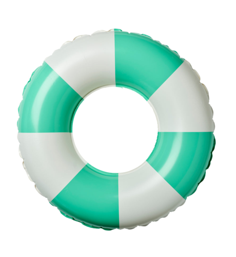 Sunnylife Mini Tube Pool Ring - Zest Green Stripe