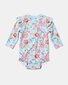 Toshi Swim Onesie L/S Twinkle Aqua Garden