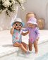 Toshi Swim Onesie L/S Twinkle Aqua Garden