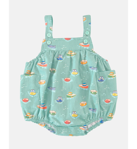 Toshi Baby Romper Bubble Tugboat