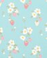 Toshi Sunhat Strawberry Fields Aqua