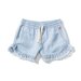 Missie Munster Espi Chambray Shorts - Bleached Blue