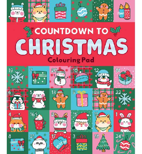 Countdown to Xmas Colouring Pad