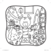 Countdown to Xmas Colouring Pad