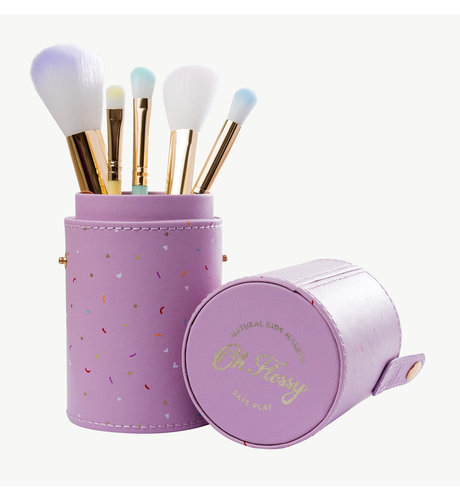 Oh Flossy 5-Piece Rainbow Brush Set