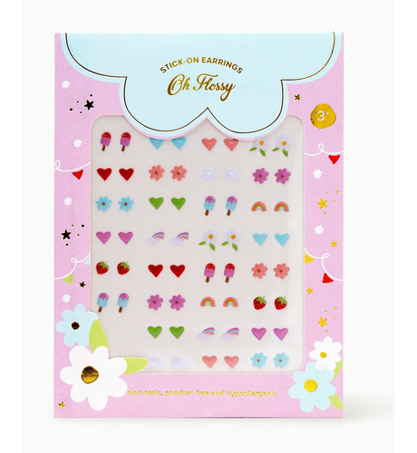 Oh Flossy Kids Stick-On Earrings