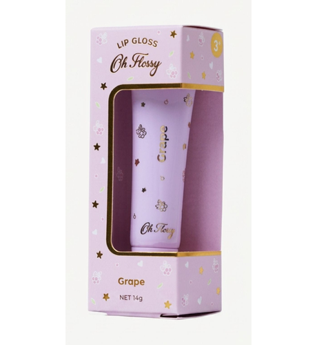 Oh Flossy Individual Natural Lip Gloss - Grape