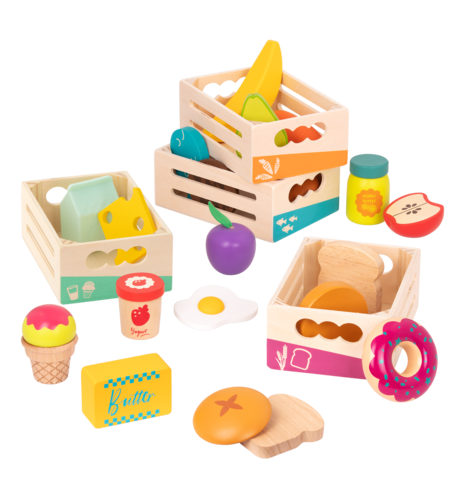 B. Wooden Little Foodie Groups 24pc