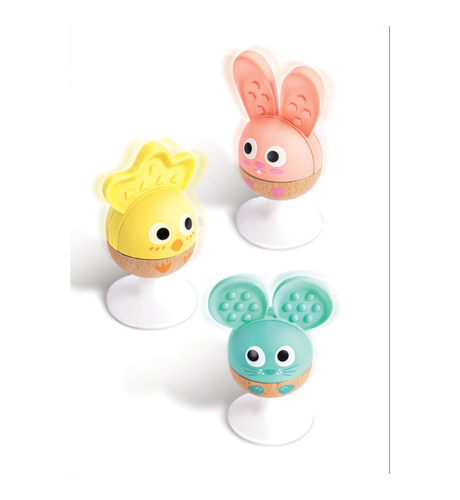 Hape Cheery Critter Rattle Trio