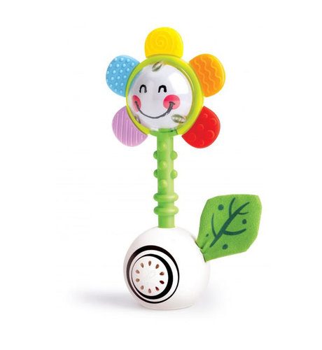 Hape Shake n Sparkle Flower Rattle