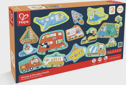Hape Wheels & Wonder Puzzle 60pc