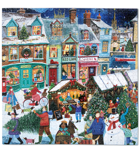 eeBoo 1000pc Puzzle Holiday Marketplace