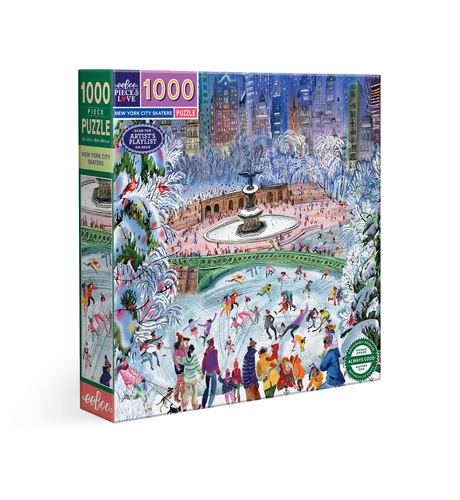 eeBoo 1000pc Puzzle New York City Skaters