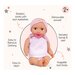 Lullababy 14" Doll with 2pc Outfit & Pink Headband