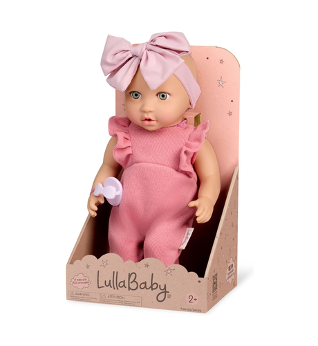 Lullababy 14" Baby Doll with Romper