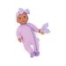 Lullababy 14" Outfit - Purple Pajama & Headband Clothing Set
