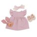 Lullababy 14" Outfit - Pink Dress with Shoes