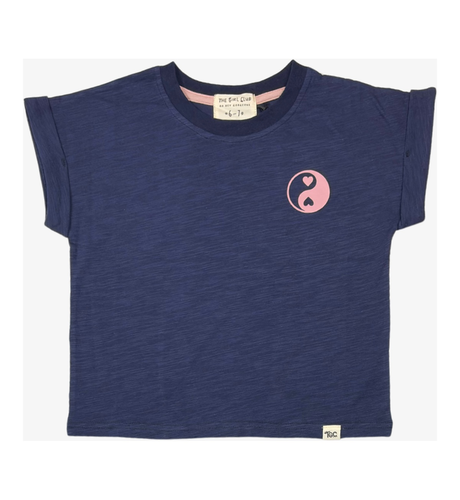 The Girl Club Navy TGC Slub Top