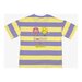 The Girl Club Purple Stripe DLoveB Boxy Tee