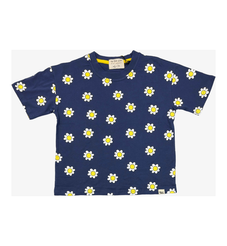 The Girl Club Navy Daisy Tee