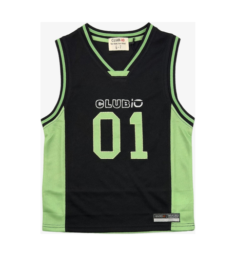 Clubio Black/Green Slam Dunk Tank