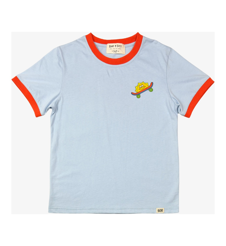 Band of Boys Blue Sun Skate Ringer Tee
