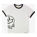 Band of Boys White Ringer Smiley Tee
