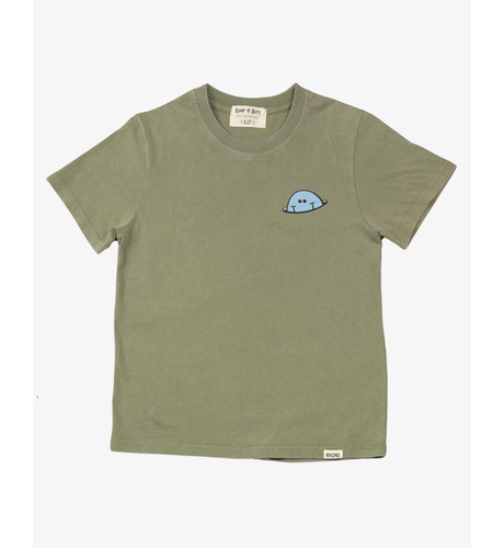 Band of Boys Green Wash Icon Smiley Tee