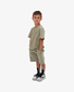 Band of Boys Green Wash Icon Smiley Tee