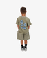 Band of Boys Green Wash Icon Smiley Tee