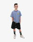 Band of Boys Blue Striped Smiley Tee