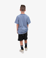Band of Boys Blue Striped Smiley Tee