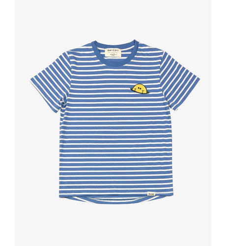 Band of Boys Blue Striped Smiley Tee